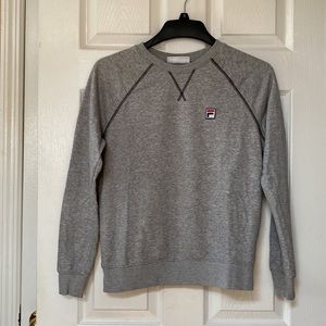 FILA Classic Grey Crew Neck Sweatshirt